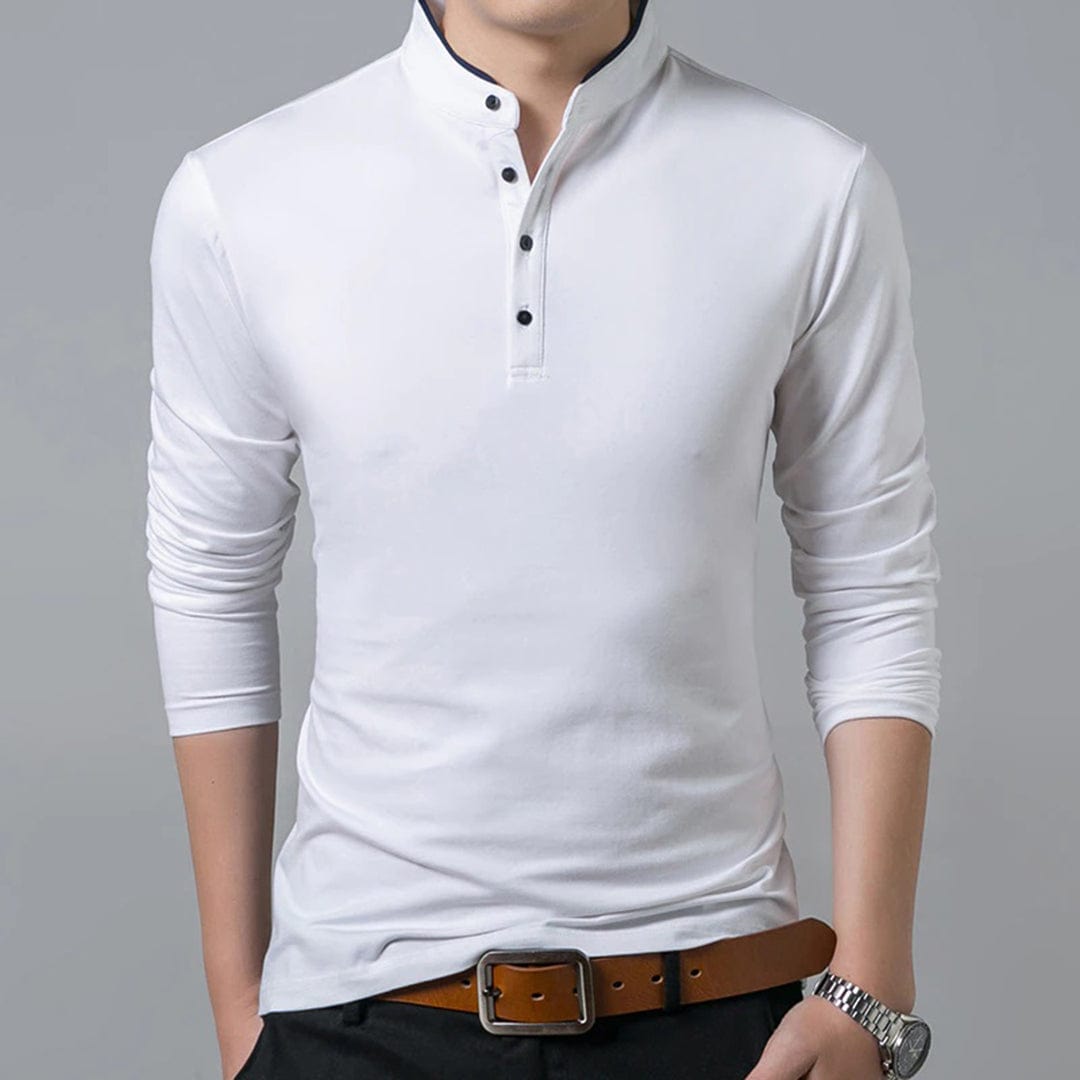 Liam | Tijdloze Heren Sweater met Korte Kraag voor Casual Stijl 4