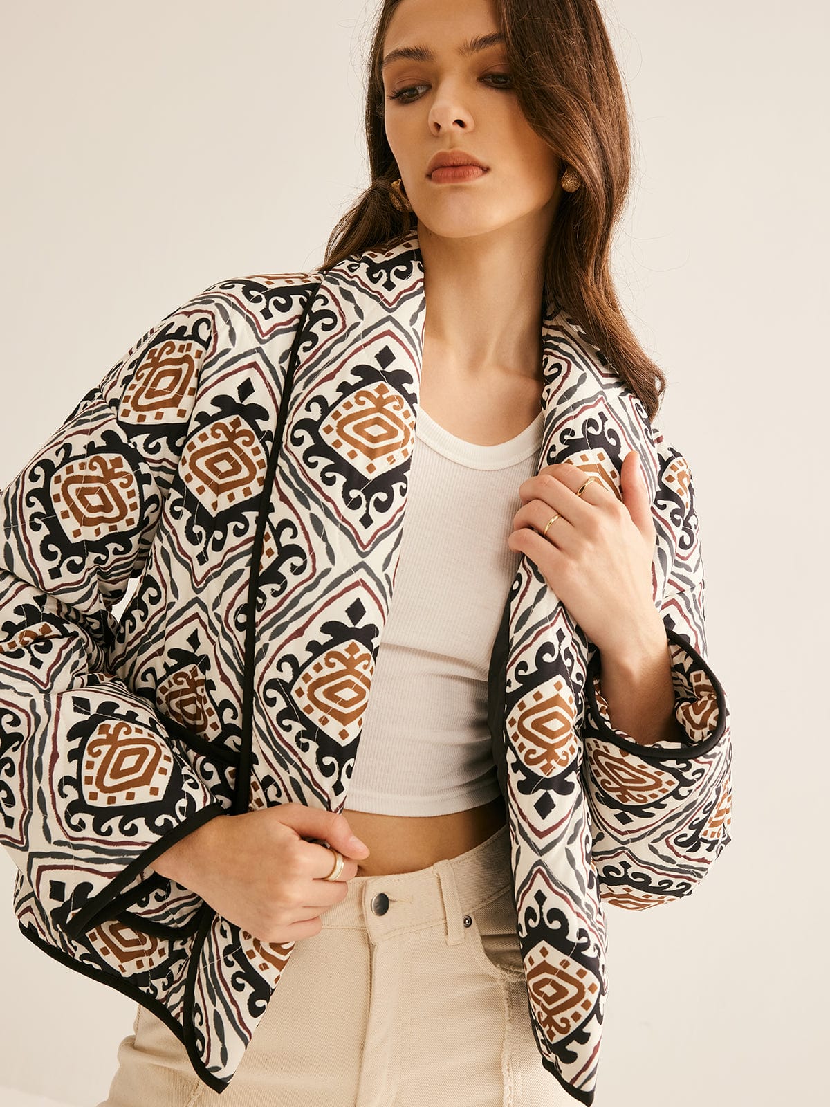 Lotte | Etnische Oversized Dames Zomerjas met Boho-Stijl voor Warme Dagen 0