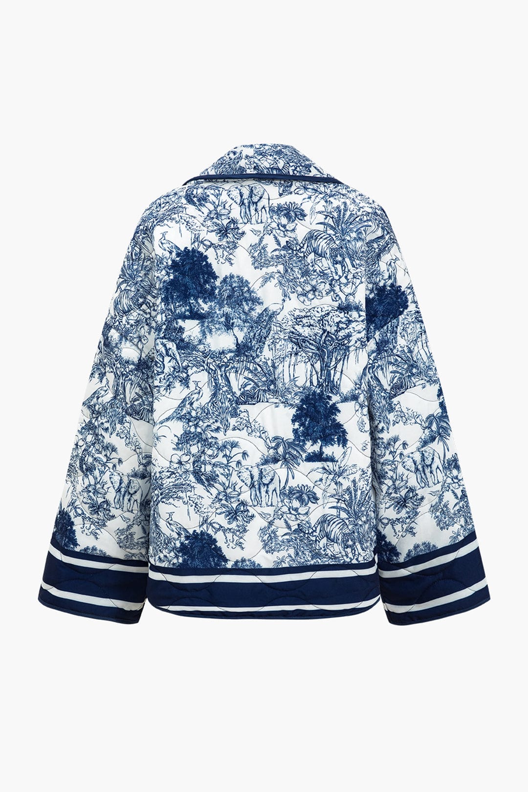 Lotte | Lange Dames Jas Winter met Elegante Bloemenprint en Comfortabele Pasvorm 2
