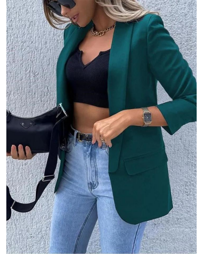 Lotte | Stijlvolle Zwarte Blazer Dames voor Elegante Outfits 1