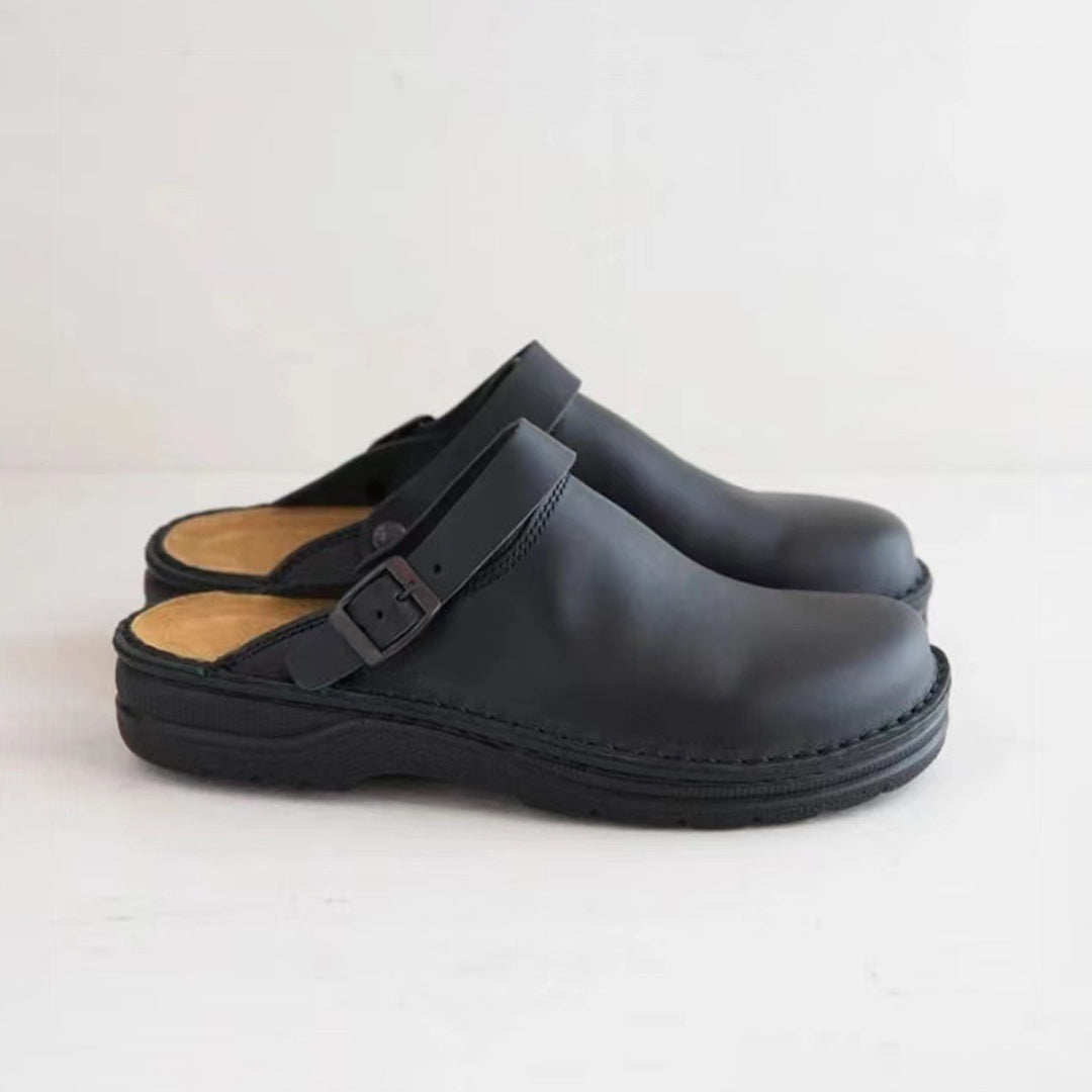 Lars | Luxe Leren Pantoffels Heren voor Comfortabele Sloffen Thuis 3