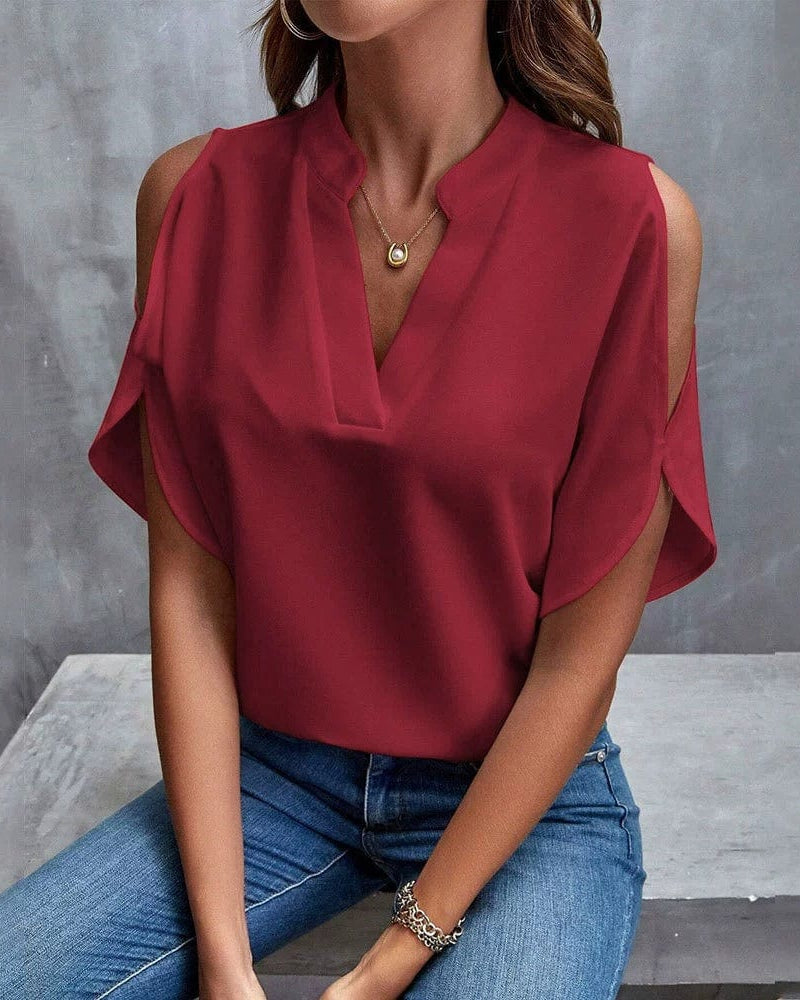 Lotte | Dames Blouse | Chic Blouse | V-hals Blouse-2