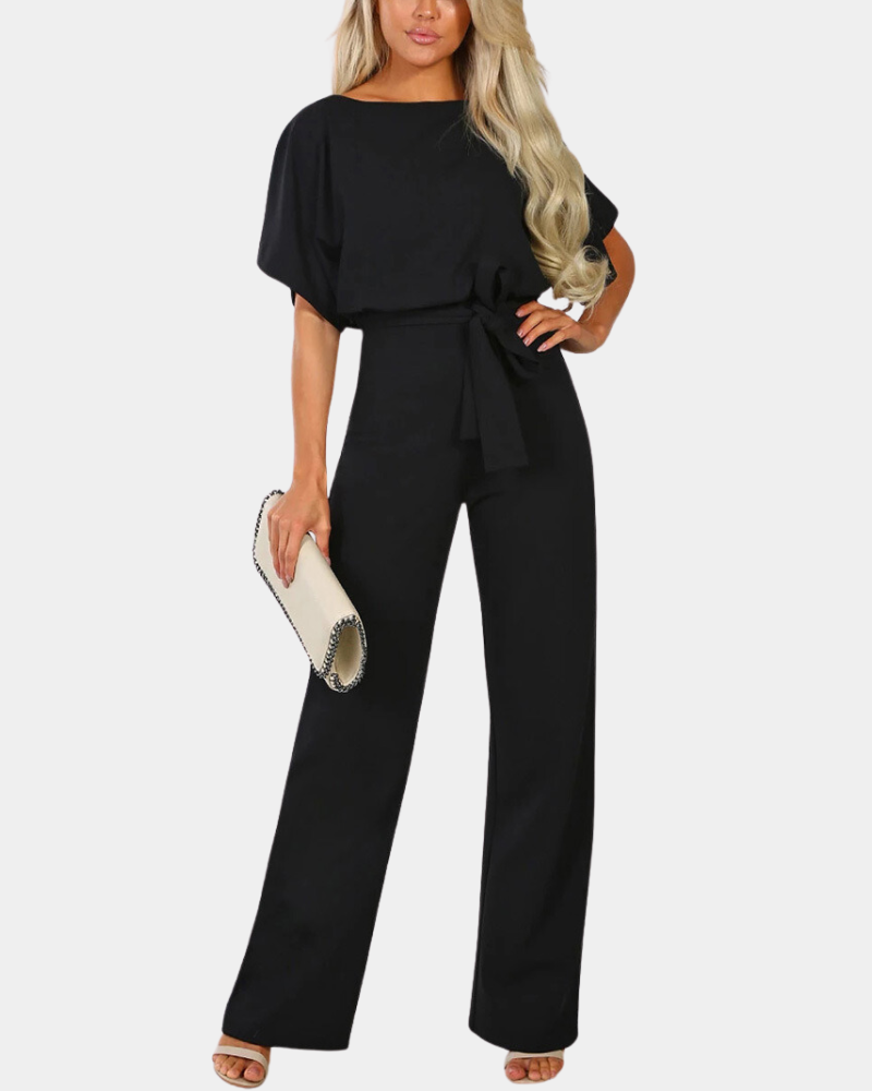 Sophie | Feestelijke Zwarte Jumpsuit Dames voor Elegante Gelegenheden 1