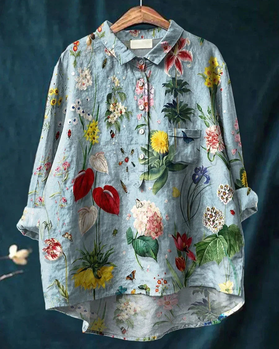 Sophie | Bloemen Shirt Voor Dames | Elegante Stijl | Comfortabele Top 1