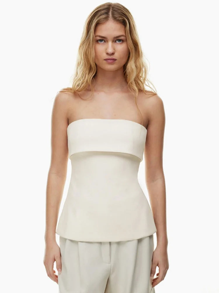 Sophie | Stijlvolle Strapless Bandeau Top voor Dames met Chic Design 0