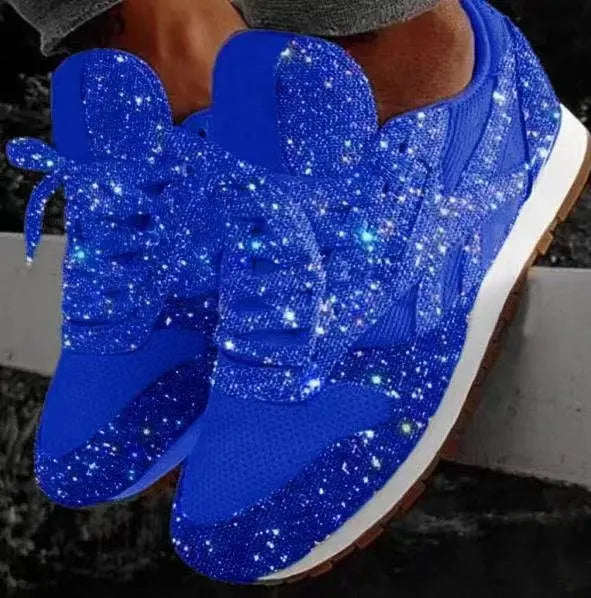 Lotte | Glanzende dames sneakers met pailletten voor comfort en stijl