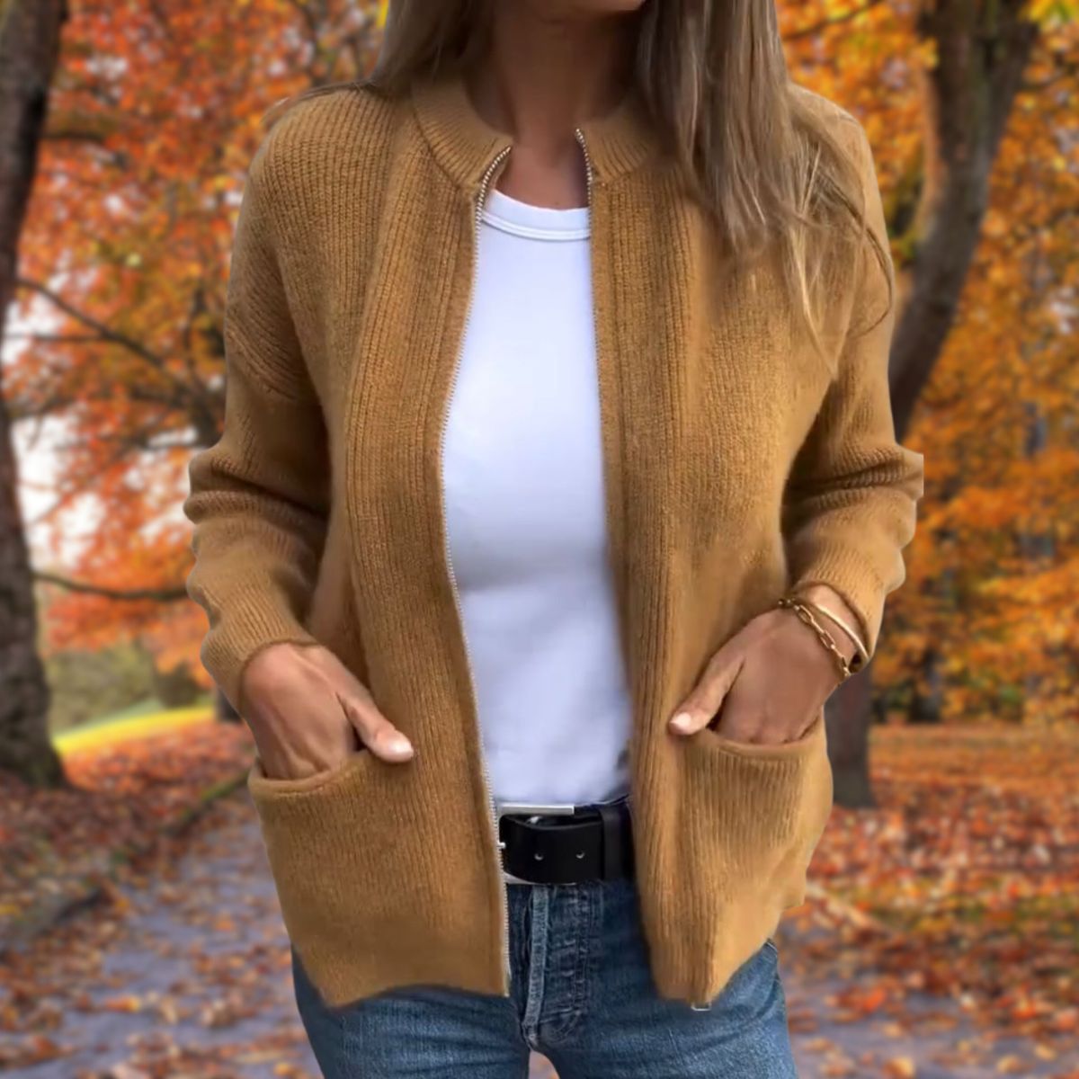 Zacht Herfst Vest voor Dames – Veelzijdig en Comfortabel, Verkrijgbaar in Meerdere Maten en Kleuren 2