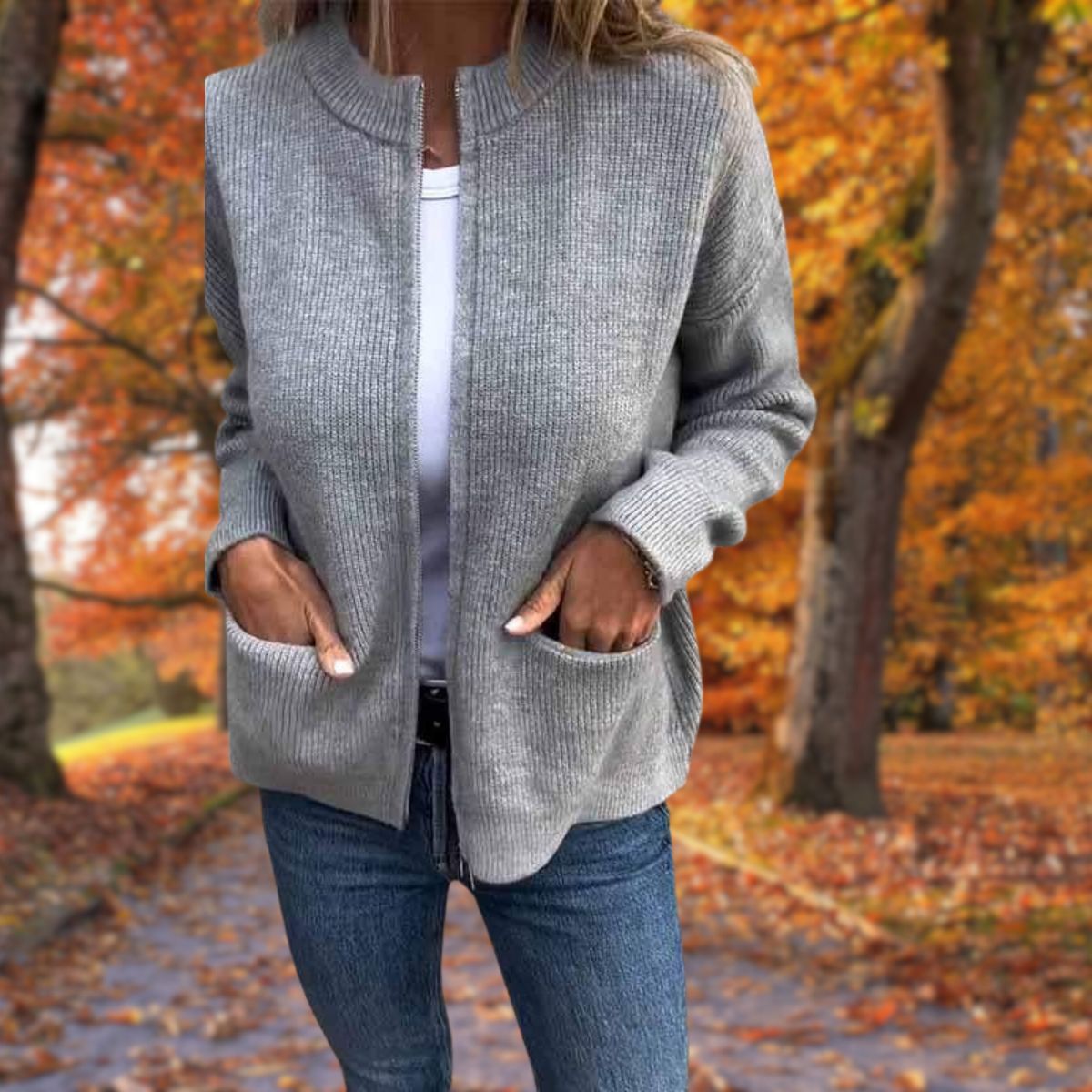 Zacht Herfst Vest voor Dames – Veelzijdig en Comfortabel, Verkrijgbaar in Meerdere Maten en Kleuren 7