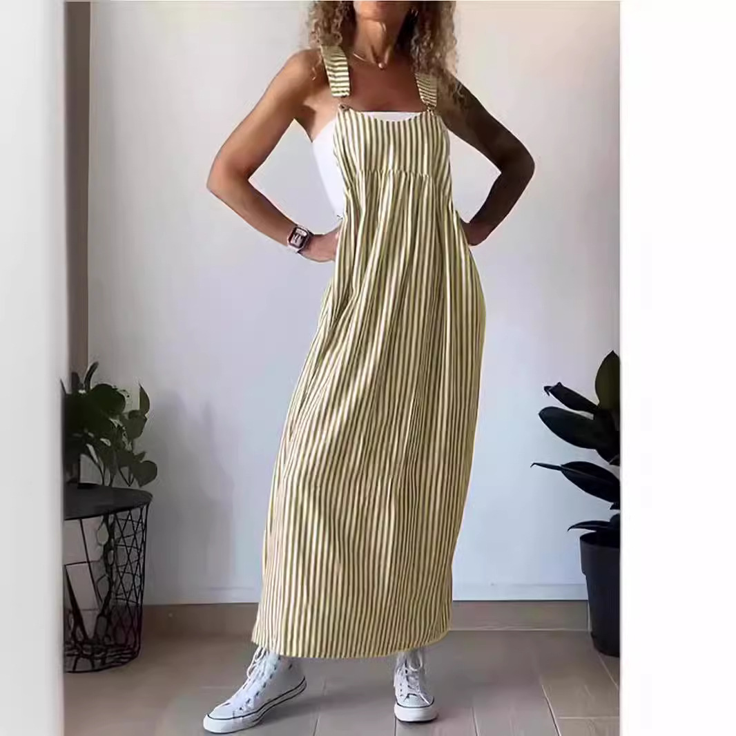 Zomerse Dames Jumpsuit van 100% Katoen – Lichtgewicht en Comfortabel voor Warme Dagen, Verkrijgbaar in Meerdere Kleuren en Maten S t/m XL 2