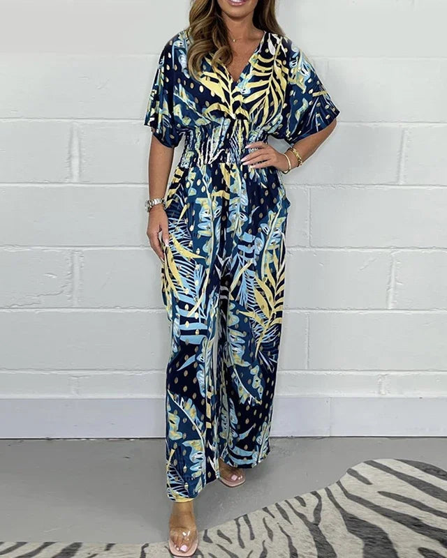 Zwarte Dames Jumpsuit Feestelijk met Elegante Pasvorm en Verstelbare Taille – Stijlvolle Jumpsuit voor Casual en Formele Gelegenheden 1