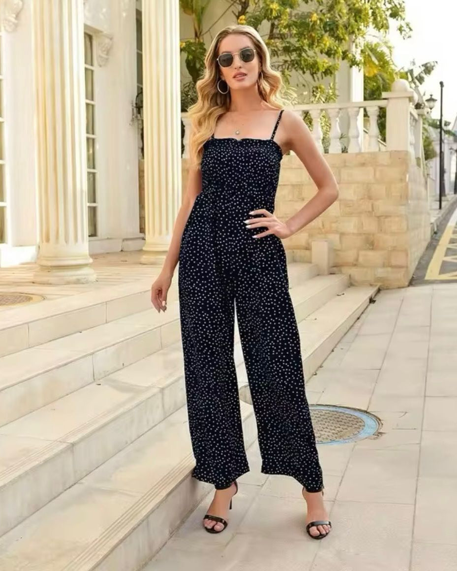 Zwarte Jumpsuit Dames van 100% Katoen – Comfortabele en Stijlvolle Outfit voor Elke Gelegenheid 2