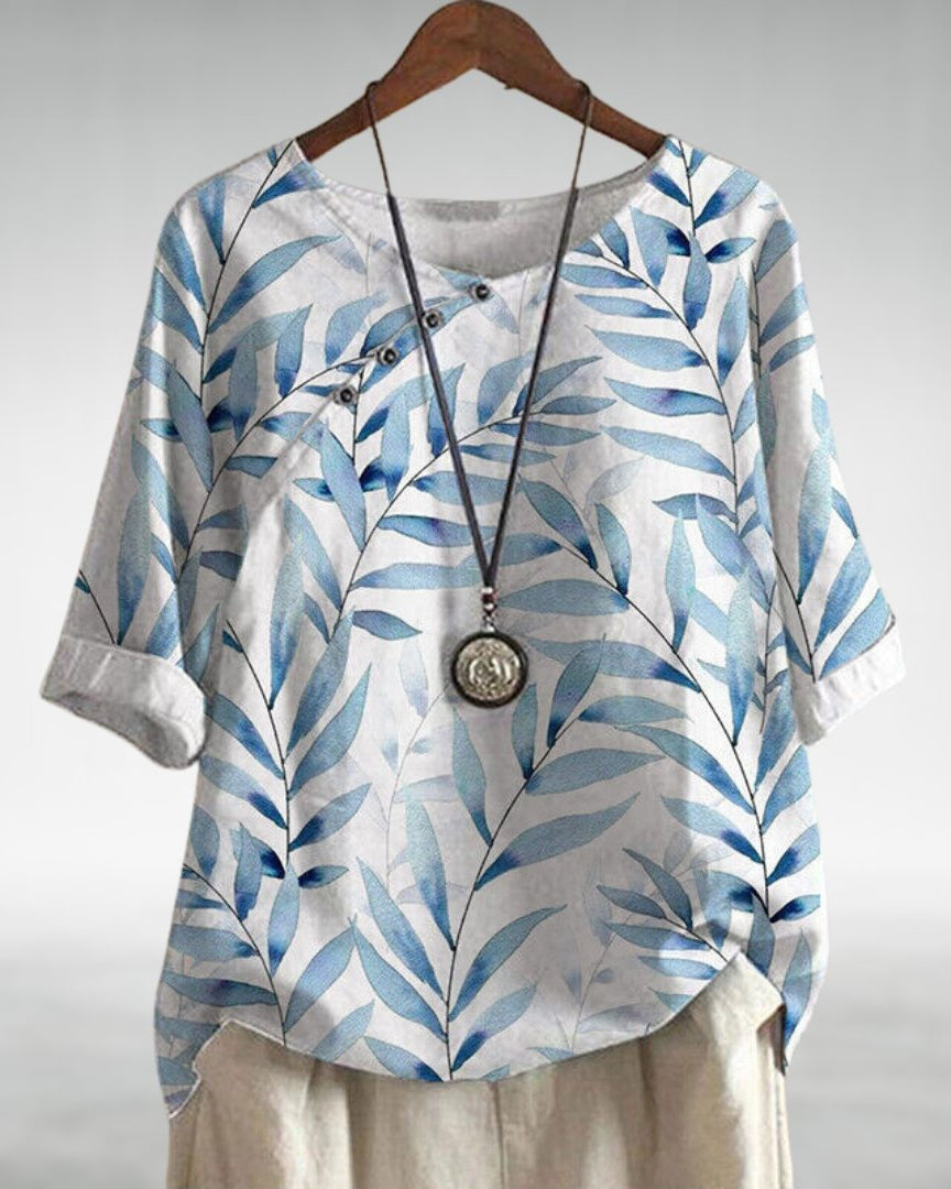 Lotte | Dames Hemd | Casual Dameshemden | Bloemenprint | Ademend Materiaal 3